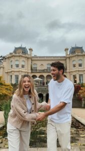 Zoe Sugg Instagram - Celebrated 10 years with @alfiedeyes yesterday at the gorgeous @beaverbrook hotel! Can you believe it’s been an entire DECADE? And what a decade it’s been ♥️ And yes, we do look like a pair of matching bellends because Alfie basically copied my outfit & then I put on the same pair of shoes 😂