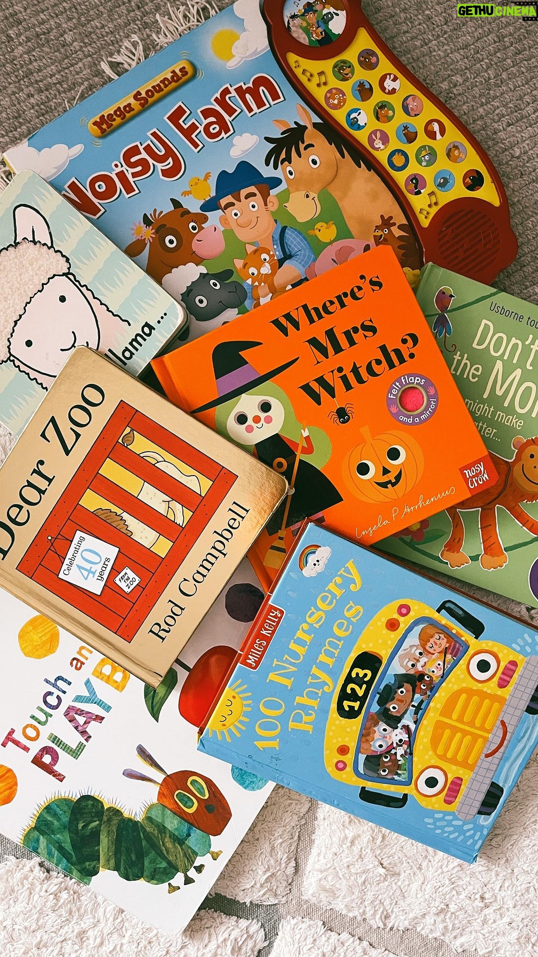 Zoe Sugg Instagram - Ottie’s favourite books of all time on repeat every day of every week! 😂📚 Some are slightly newer additions to her faves pile, some she’s loved since she was teeny (if I were a llama takes the top spot there) I think at the moment “Dear Zoo” and “100 Nursery Rhymes” may as well be permanently glued to my hands! What are your little ones favourite books? Can you also read them with your eyes shut too?