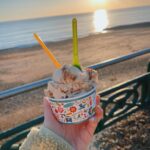 Zoe Sugg Instagram - Some snaps from our afternoon beach walk! Ottie wasn’t too sure about the sea this time, but the ice cream went down well 😅 More afternoons like this in 2023 please! ♥️
