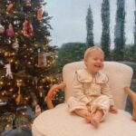 Zoe Sugg Instagram - Just spreading some festive cheer with these photos of Ottie that I took the other day in her adorable Christmas pjs. She’s such a little character and it’s so lovely to see. Hope you’ve enjoyed seeing a little more of her in vlogmas over the past couple of weeks 🥰