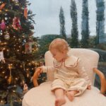 Zoe Sugg Instagram - Just spreading some festive cheer with these photos of Ottie that I took the other day in her adorable Christmas pjs. She’s such a little character and it’s so lovely to see. Hope you’ve enjoyed seeing a little more of her in vlogmas over the past couple of weeks 🥰