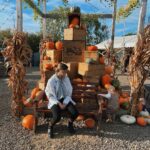 Zoe Sugg Instagram - This year was very different at the pumpkin patch than last year! 😂 There was no way she was going to sit still for a photo & she kept tripping up running over uneven ground trying to get to every pumpkin! 🎃 She had the best time though which is what matters the most 🥰 Tulleys Farm PYO
