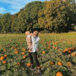 Zoe Sugg Instagram - This year was very different at the pumpkin patch than last year! 😂 There was no way she was going to sit still for a photo & she kept tripping up running over uneven ground trying to get to every pumpkin! 🎃 She had the best time though which is what matters the most 🥰 Tulleys Farm PYO