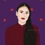 Zoe Viccaji Instagram - Love this art work by @sanacreates ❤️