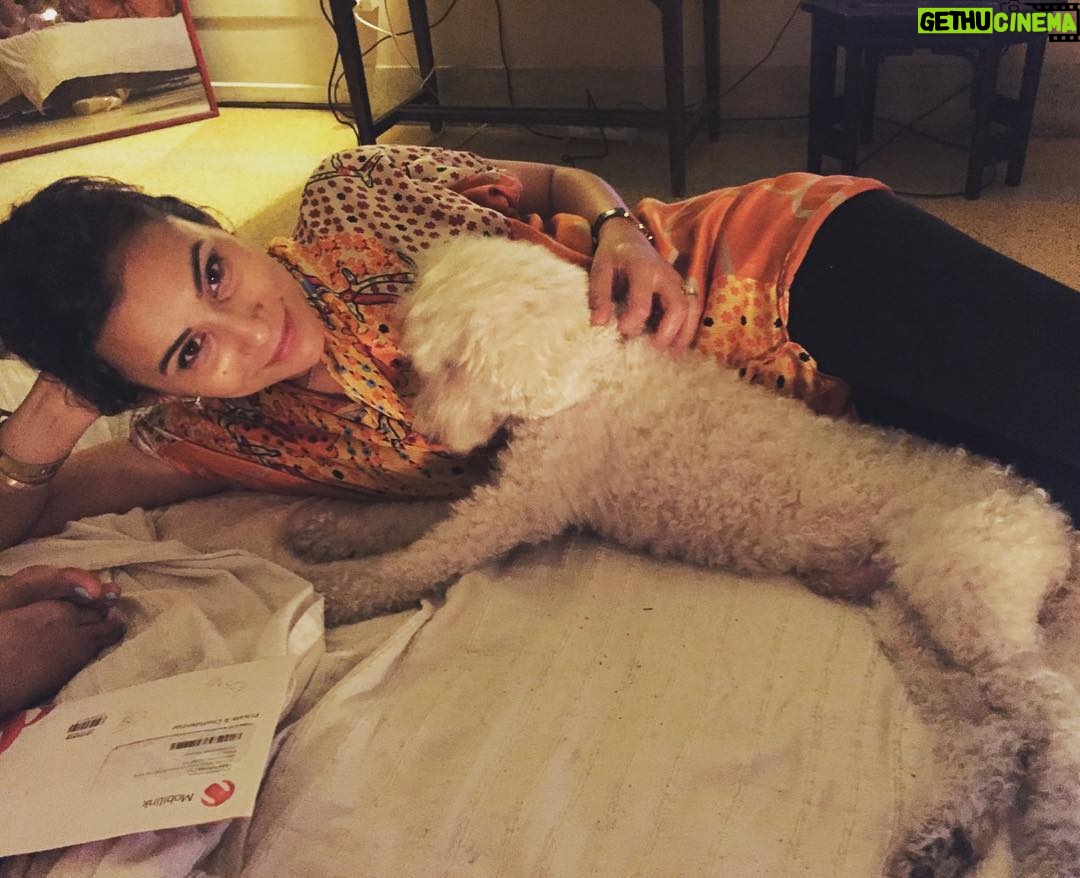 Zoe Viccaji Instagram - I usually trust people who love animals! Love this picture with the sweet cheeni @tararara247 ❤️