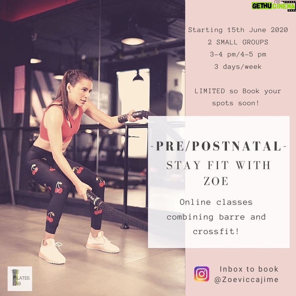 Zoe Viccaji Instagram - With the current situation we understand mothers to be and new mothers are more afraid than ever to have face-to-face fitness classes! Thanks to Zoom you can stay fit at home. If you’re new to working out you can also join in. Classes are small and personal with just a few spots open, so inbox if interested- starting June 15th 2020 #stayfit #karachi #barre #crossfit @thepilatezlab Karachi, Pakistan