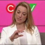 Zoie Palmer Instagram - That time I explained to the lovely ladies on the @thesocialctv how you squash a persons head from far away. Very relevant to the convo we were having.