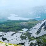 Zoie Palmer Instagram - Today some of my family hiked and climbed Mount Errigal in Donegal Ireland. Here’s some pics, we started out with 7 of us and lost a few along the way and a few of us carried on to the very top. The last pic is where we stopped after for seriously the best Grilled Cheese and tomato soup I’ve eaten in my life. Beautiful day ❤️ Donegal, Ireland