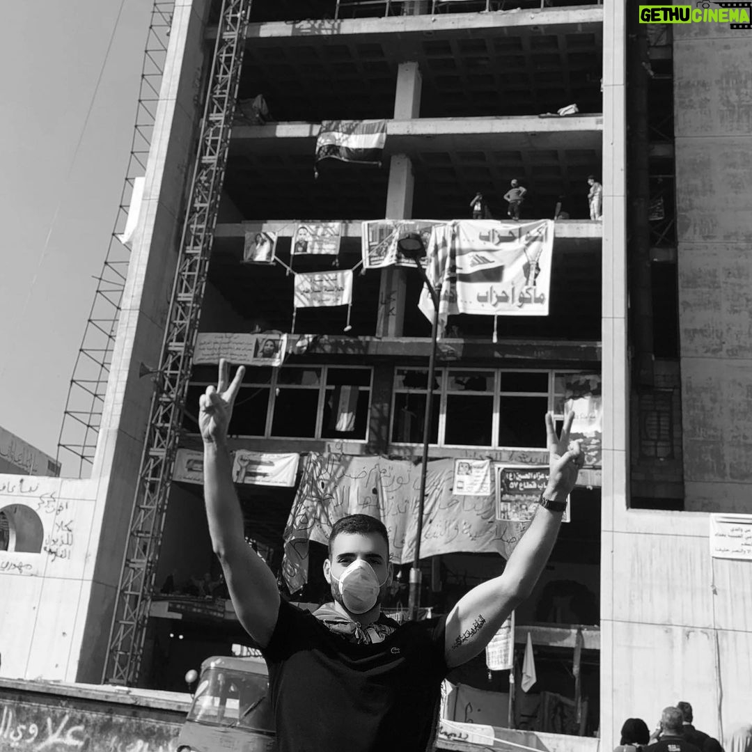 ali ajeena - 5.2K Likes - 36 days into the revolution.
Today is a great day; the head of the government resigned from his position. This may not be the revolution’s primary demand, but it’s a glimpse of hope that our real demands will be met. This is the first time in Iraq’s history (ancient and modern) that a head of a government resignes due to a peaceful revolution. We will not forget our 500+ martyrs. And the revolution will not stop until we get rid of the entire political system with all it’s corrupt parties. Long live Iraq.