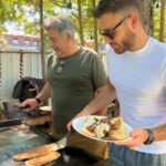 ali ajeena Instagram - From taking me to my ice-skating practices to teaching me how to grill meat.. thank you for the unconditional love, @samimajeena. P.S. I still think my smashed burgers are better. Toronto, Ontario