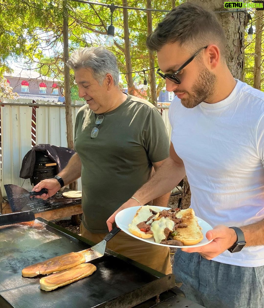 ali ajeena - 10K Likes - From taking me to my ice-skating practices to teaching me how to grill meat.. thank you for the unconditional love, @samimajeena.
P.S. I still think my smashed burgers are better.