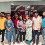 sathya sai krishnan Instagram - Lal salam with ps team🤍👑 #cinema #movie #sathyam #sathyampopcorn #lalsalam #thalaivar #rajini #superstar #superstarrajinikanth #friends #love #friendslikefamily #team #enjoy #fun #teamouting #celebrities #actresses Sathyam Cinemas