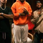 6LACK Instagram - sat down with the MVP @new_era8 and my brudda @Deestroying and we decided i need the bag for halftime 😂 chopped it up. made a playlist. check out the full episode now on @uninterrupted ‘s YouTube, and listen to the full playlist on @applemusic @verizon #RunThePlaylist.