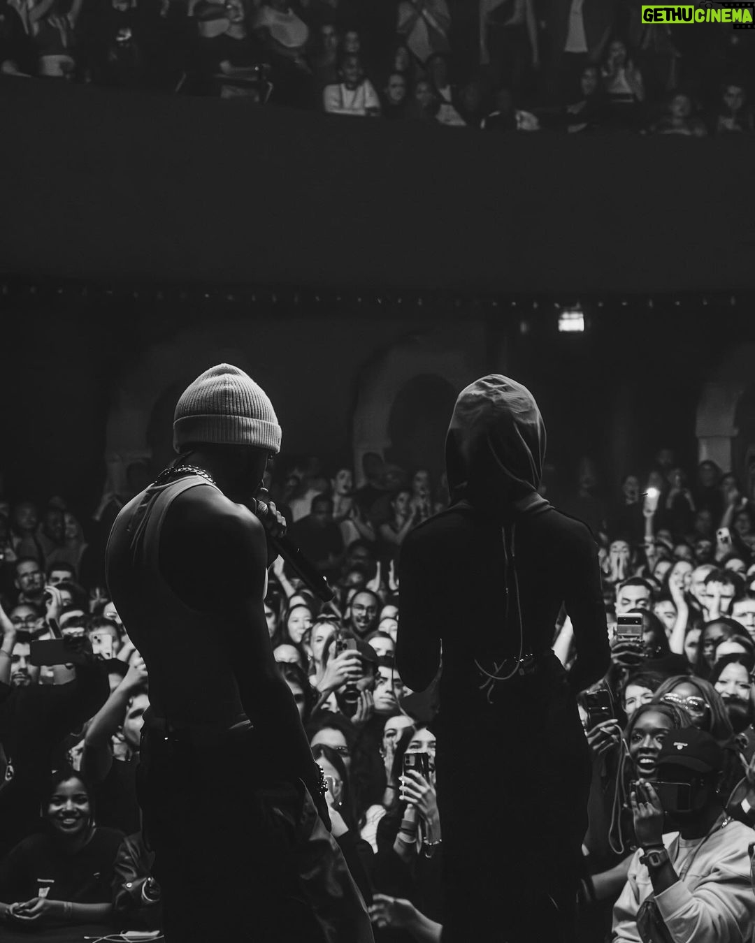6LACK Instagram - cologne, brussels, paris. sold out. sold out. sold out. 3 in a row with @thequincat & now she’s off to cook up a new release, while we wrap the Euro run thanks for being the best audience, for two storytellers to do what we love most. it’s been sweet 🤌🏾 🍄 🍫 s/o to @jeanpaulgaultier for the assist 🪡