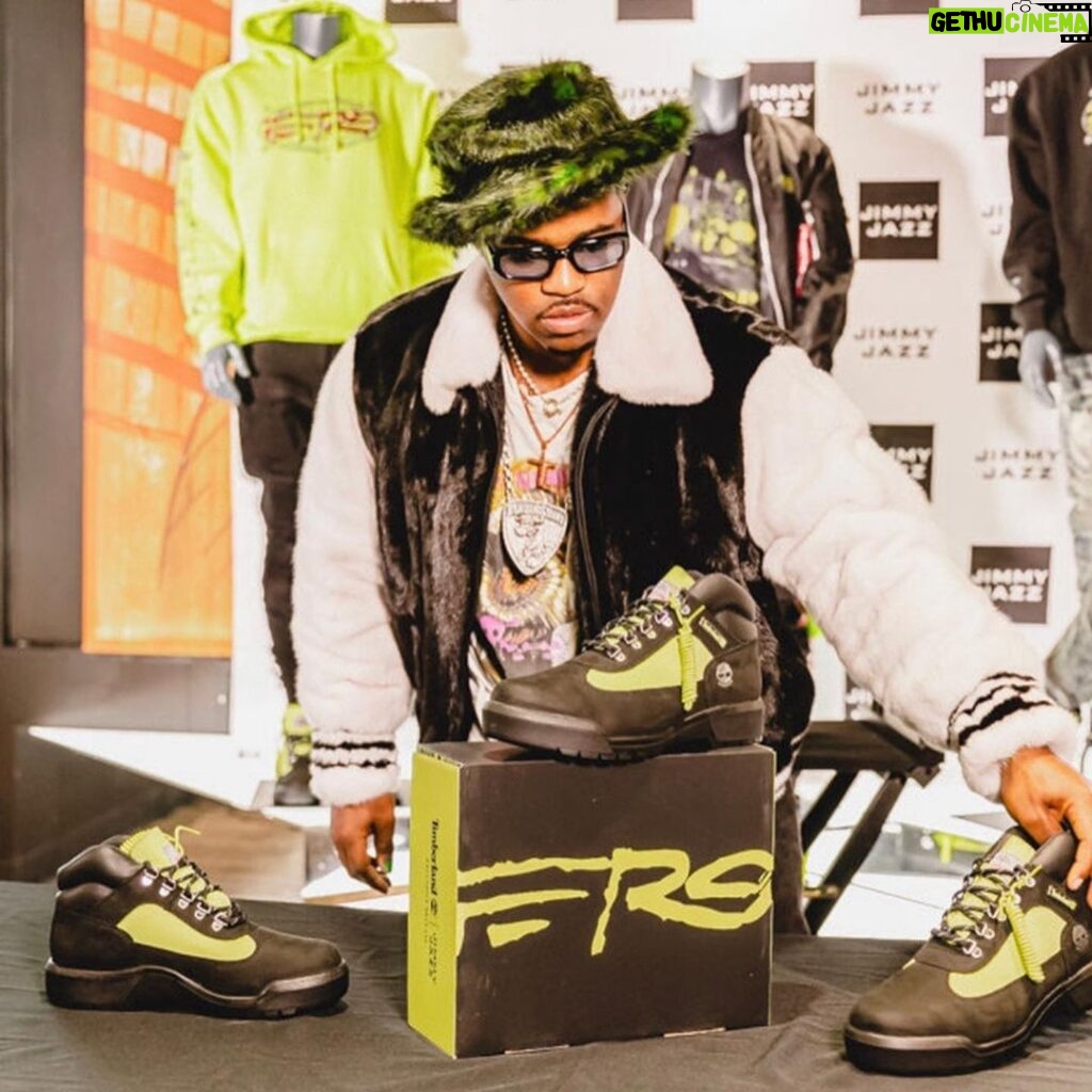 A$AP Ferg Instagram - Treat your love ones this holiday. Green Juice boots available exclusively at Harlem @jimmyjazzstores. Get yours today 💚🤢🤮