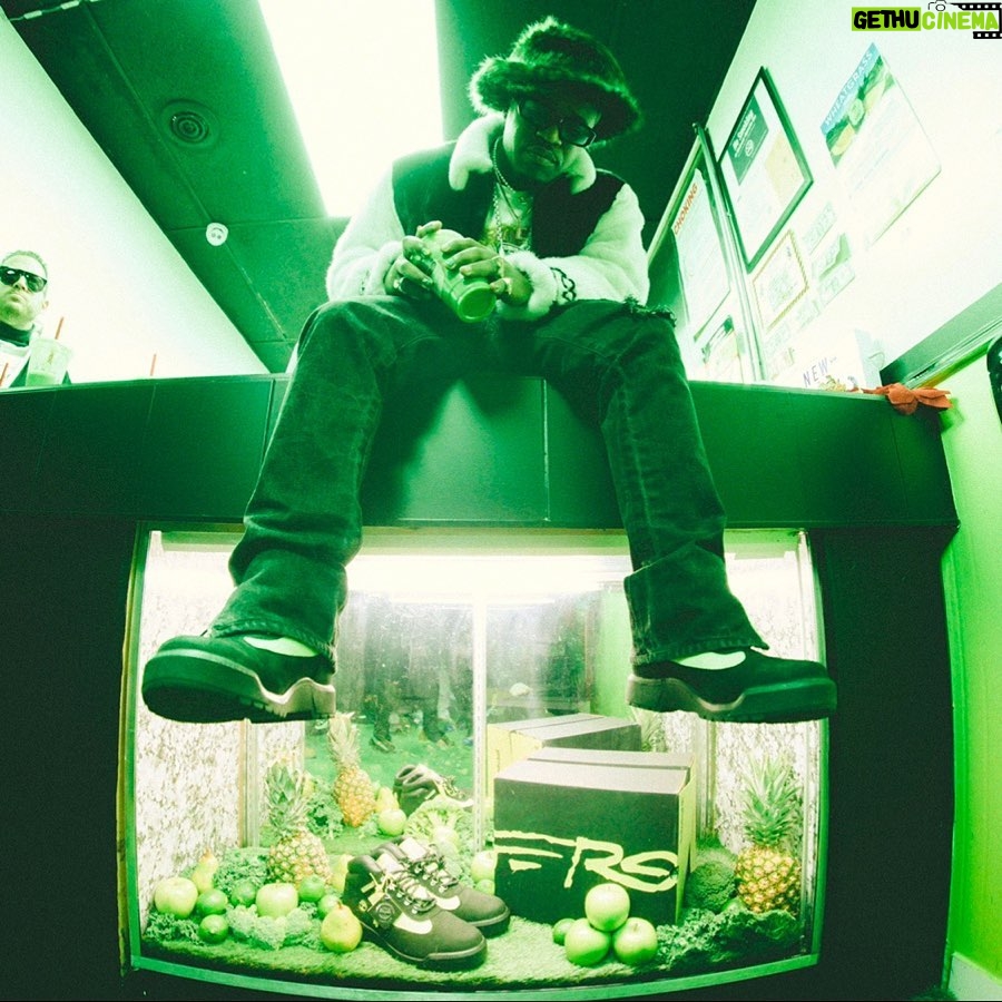 A$AP Ferg Instagram - Treat your love ones this holiday. Green Juice boots available exclusively at Harlem @jimmyjazzstores. Get yours today 💚🤢🤮