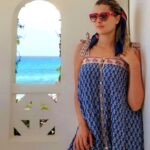 Aïcha Ben Ahmed Instagram - صباح النسمة الحلوة… ان شاء الله نهاركم مبروك 🌷 #tunisia #visittunisia #mahdia #sea #seaview #actress #nature Mahdia - المهدية