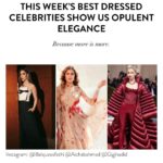 Aïcha Ben Ahmed Instagram - Thank you Grazia magazine ❤️ It is an honor for me to be part and among these gorgeous and elegant women , especially the Icôn Gigi Hadid❤️ Bravo @youmnamoustafa 🌷 @maisonvalentino @gimoooz @ramy.patrek @sohakhoury @grazia @grazia_me