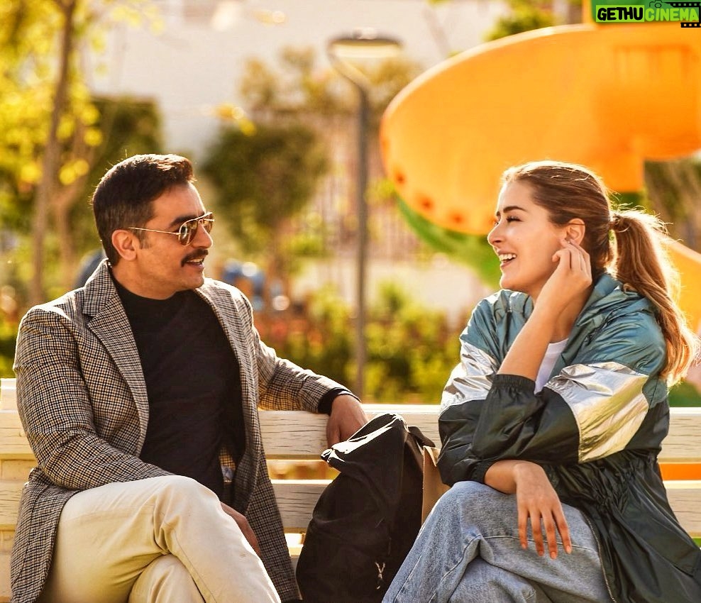 Aïcha Ben Ahmed Instagram - يحيى و مريم ❤️ @hanisalama #هاني_سلامة #عائشة_بن_احمد #ملف_سري #رمضان_2022 📷 @tarek.houssen