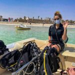 Aïcha Ben Ahmed Instagram - Merci @abyssdivecenterdje pour ce pur moment de bonheur ❤️🐠🐟🐡 #diving #djerba #tunisia #vacation #sea #naturelovers #aichabenahmed #عائشة_بن_احمد #تونس #جربة Abyss dive Center Djerba