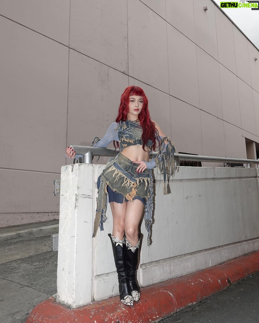 AC Bonifacio Instagram - loosen up my buttons babe choreo @itsairacasim hair @cristinebenoman_hair styling @icavillanueva outfit @ces.toxx makeup by meee using @readysetglowph thank you @asapofficial love you forever !!