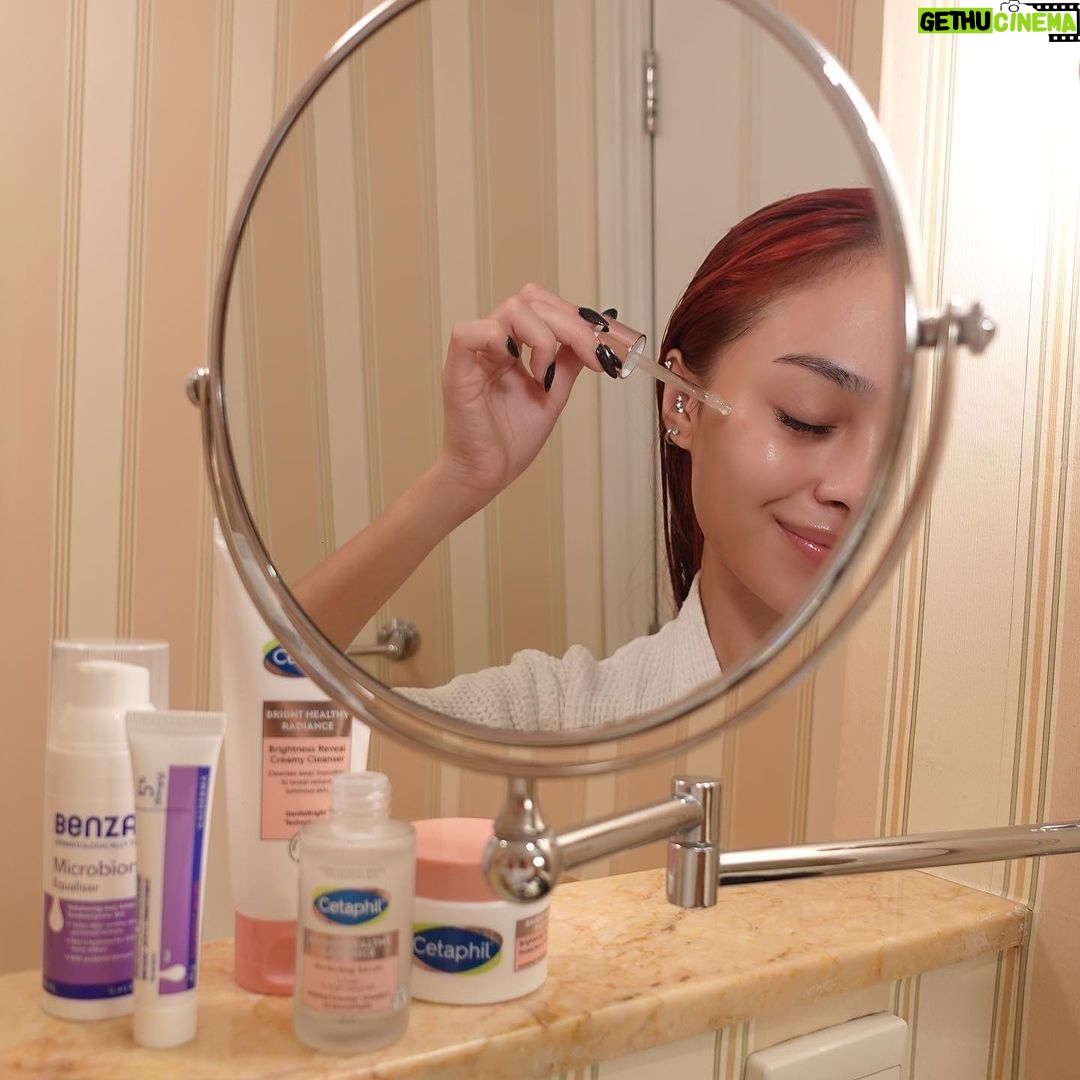 AC Bonifacio Instagram - My current #RadianceRoutine! I love these @cetaphilbrighthealthyradiance products because they bring out my inner radiance and even out my skin tone (since I've been exposed to the sun lately). My routine’s pretty simple because Cetaphil Bright Healthy Radiance products already have multiple benefits! Like my favorite Perfecting Serum which has 7 powerful benefits: reduces dark spots, evens skin tone, improves fine line, boost radiance, fresh, well rested skin, improves hydration, and illuminates complexion. It also protects your skin against blue light and pollution. Giving you that instant and long-lasting brightening efficacy in as fast as 2 weeks.