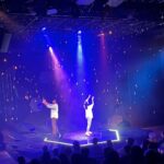 Aahana Kumra Instagram - Marianne and Roland in the multiverse we hope they find 🌌🐝🥰🎭🥹💁‍♀️😘👩‍❤️‍💋‍👨💕 Here are some photos from our beautifully lit set! #ArghyaLahiri and @yaelcrishna you genuis!! 🌌⭐️🥹 #Constellations running successfully at @ncpamumbai Directed by @bguthrie01 and written@by Nick Payne💕 And our pillars @dipnaa @saatvikanta @avafrin @radhikajhaveri #rahul #richard #sushma #binaifer 🥹💕🥰🐝🎭😘💁‍♀️ And my one and only @realkunaalroykapur 🎭🥰🌸💕🐝🌌 . . . #play #theatre #naataklife #theatrelife #ncpa #aahanakumra #kunaalroykapur #sunday #sundayfunday NCPA Mumbai