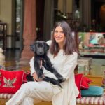 Aahana Kumra Instagram - I dream of palaces ☀️🌼❣️🌸👯‍♂️🥂❄️🏰 Oh! and say hello to Sultan, Gabbar and Laila 🐾🐶 @narendra.bhawan.bikaner #mondaymood #mondayblues . . . . #mondaymandate #monday #bikaner #rajasthan #incredibleindia #aahanakumra #dogsofinstagram #dogstagram #rampuriahaveli Narender Bhavan, Bikaner