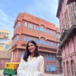 Aahana Kumra Instagram - I dream of palaces ☀️🌼❣️🌸👯‍♂️🥂❄️🏰 Oh! and say hello to Sultan, Gabbar and Laila 🐾🐶 @narendra.bhawan.bikaner #mondaymood #mondayblues . . . . #mondaymandate #monday #bikaner #rajasthan #incredibleindia #aahanakumra #dogsofinstagram #dogstagram #rampuriahaveli Narender Bhavan, Bikaner