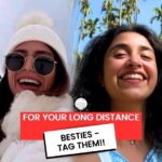 Aakriti Rana Instagram – Share this with them❤️!

Aakriti and I live in the same city but can literally NEVER meet cuz one of us is always traveling haha!🤣 So this is how we decided to connect 😛 
We had so much fun making this video!! At least through a transition we could be in the same place. It’s crazy how technology lets us vibe together without any limitations!🤪 

From snowy mountains in Montana, USA to sunny Chikmaglur, Karnataka – beautiful right?!! You can recreate this too! It’s super simpleeeee✅

Now go TAG your long distance bestie in the comments below to remind them how much you love them!!!❤️ 
IB: @shirazkook and @jordan_rand

[TravelAmore, Travel, friends, fun, Reel trends, trending reels, 2024 trends, entertaining, Travel aesthetic]