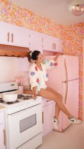 Aakriti Rana Instagram - Making my boys experience the BARBIE LIFE 🤣🤣 Such a cute Airbnb in Joshua Tree, California. Every corner is adorable! Literally felt like living in Barbie movie’s set! 💕 Watch till the end for @aditya_rana’s best observation 😂 Tag someone who would love this!! My sweater is from @labelnirvah 🌸 #aakritirana #joshuatree #california #pink #pinkaesthetic #airbnb #travelblogger #indiantravelblogger #family #aakritiinusa #pinkhouse #lovepink #reactionvideos #barbie #barbiemovie