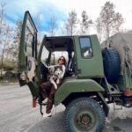 Aakriti Rana Instagram - Happy Republic Day! 🇮🇳 Got a chance to drive an old Army truck, discarded after years of service to the Indian Army. It wasn’t easy to drive it. I remember waiting outside our vintage Army Bunglow with a big school bag and a fountain ponytail at Jabalpur for one of these as our school bus. That’s where I started going to school. ❤️ Forever grateful for being born in a family full of Army officers. Got to see such a different life and the best part was exploring the remote areas of India right since I was born. I’ve studied at places which people may not have even heard the name of 😀😀 #happyrepublicday #republicday2024 #india #aakritirana #armylife #reelsindia #incredibleindia