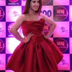 Aalisha Panwar Instagram - 🌹 .. ., #800EpisodesCelebration #NathKrishnaAurGauriKiKahani #ManyMoreToGo Wearing - @datetheramp Styling - @upasnasingh_official