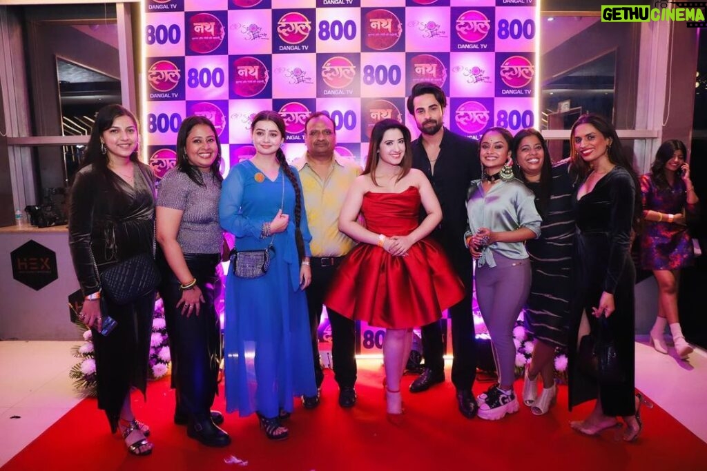 Aalisha Panwar Instagram - GRATITUDE 🔱 At the success party of our show NATH KRISHNA AUR GAURI KI KAHANI ,completed 800 episodes milestone and more to come ,,happy faces positive vibes ,cheers to all the people who are associated with this show 🧿….. #gratitude #dangaltvchannel #storysquare #staystrong #staypositve #keeplearning #insta #instadaily #instalove …