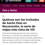 Aarón Díaz Instagram - Gracias a ti, @reconexionmexico es la serie de viajes más vista de @vix 🙏🏽🙌🏽 Únete a este viaje mágico por nuestro hermoso país México!