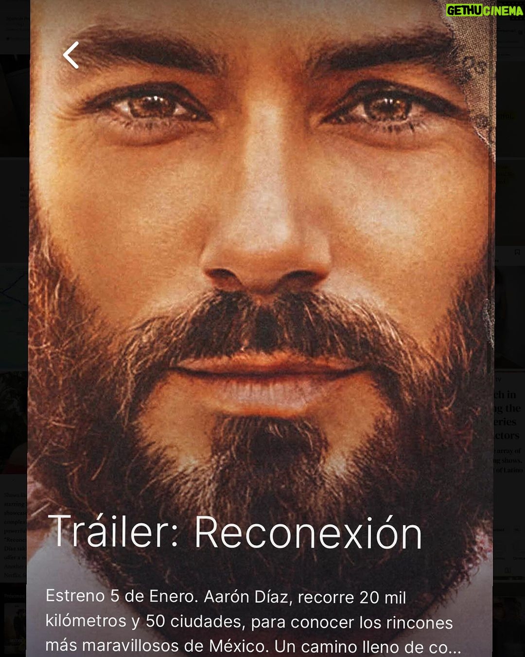 Aarón Díaz Instagram - Feliz último día del año! . Que buen regalo para terminar el 2023- Ya está disponible el tráiler de @reconexionmexico en la plataforma de @vix . Búscalo en la versión premium de la plataforma- estamos a 5 días de el estreno!