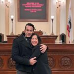 Aarón Díaz Instagram - Que orgullo ver a mi querida prima María haciendo un roll tan importante para proteger la democracia en este gran estado, California. Californians are lucky to have you looking out for them @mynameismariasn 😉 . Y que linda la acústica o no @lolaponce ?