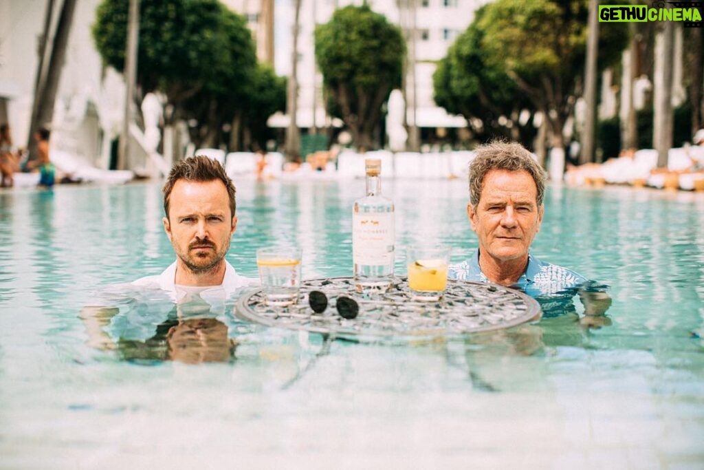 Aaron Paul Instagram - Hello all of you beautiful people out there. Join me and this incredibly immature man floating next to me July 29th at 6:00pm EST we’ll be hosting a virtual happy hour with @totalwine making cocktails and showing you how to enjoy @DosHombres. Many ways to consume this beautiful spirit. Register via link in bio. Come thirsty! 🥃