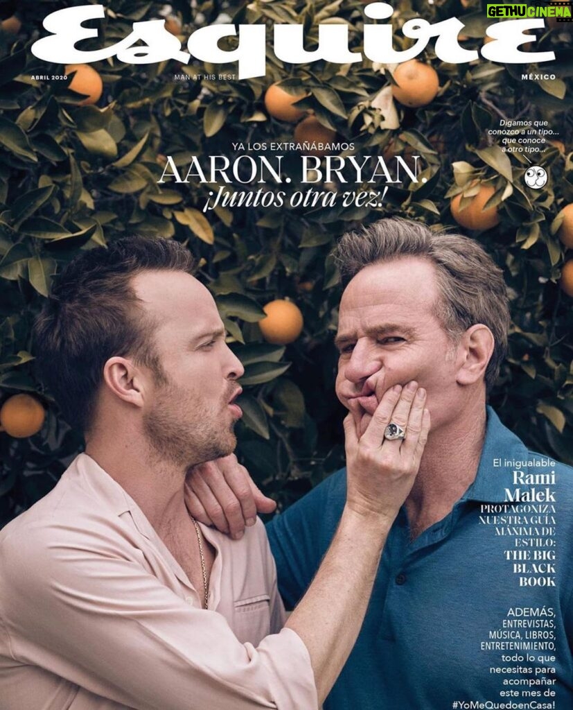 Aaron Paul Instagram - Thank you Esquire Mexico for having us. It was such a pleasure talking about the journey of @DosHombres, our maestro, production process and everything in between. We raise a glass to you and all of the great people of Mexico. Looking forward to many more journeys. Cheers! 🥃 @esquire_la Photos: @charliegraystudio Styling: @ilariaurbinati Grooming: @danielepiersonsbeauty @jamie_grooming Interview: @consalcocer