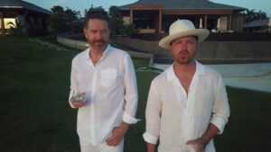 Aaron Paul Instagram - Cheers everyone! Your friends at @doshombres (Aaron & Bryan) raise a glass to you on this beautiful weekend. What’s in your Dos Hombres? 🥃 🎥 @lifebywhite
Volume ☝️