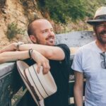 Aaron Paul Instagram - Hey New Orleans! Who wants some drinks? Me and this slacker are going to be serving up some Dos Hombres Mezcal from 2-4 tomorrow afternoon near Jackson square. Come say hello! Must be of legal drinking age to enter the bar. Come thirsty!🥃 Exact location will be disclosed soon. 📷 @coryt