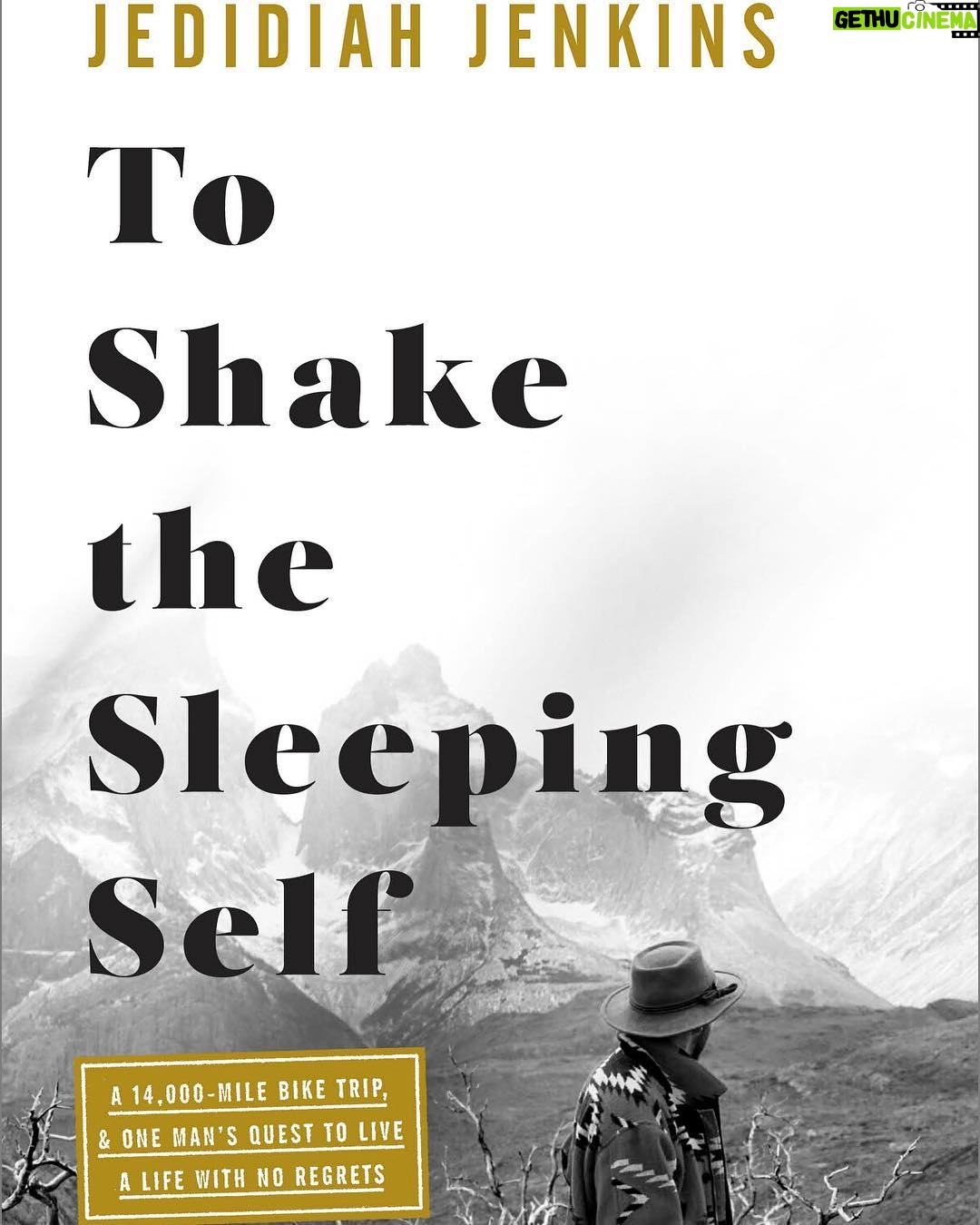 Aaron Paul Instagram - My friend wrote a book called To Shake the Sleeping Self and it is officially out today. His name is @jedidiahjenkins and he is one of the greatest humans that I have ever met. He rode his bike from the Oregon coast to the tip of Patagonia and this is the tale of that journey. 1 1/2 years on the road swimming in his thoughts of love and life and everything else that goes along with being on this planet. Jed, so proud of you my friend.