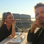 Aaron Paul Instagram - Date night with this pretty little bird. I love you Italy. I will miss you. 🍷 Rome, Italy