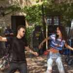 Aaron Paul Instagram - Love this lady so much. @emrata you killed it this week. Almost done with our film Welcome Home and decided to share our signiture dance move. Here's to the weekend people. Enjoy it everyone. ❤️🍷🍷🍷...🍷