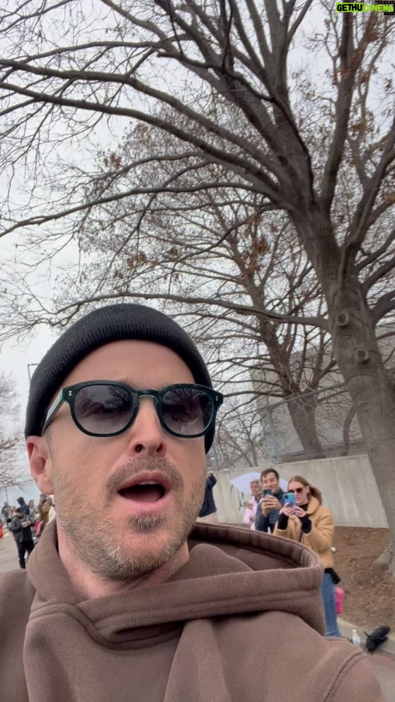 Aaron Paul Instagram - We can’t tell you what a warm welcome Texas has given us so far on this beautiful trip with @doshombres. To the thousands of people that showed up today for the signing and beyond we just wanted to reach out to let you know how much we appreciate you taking the time out of your busy schedules to come say hello to us. We can’t wait to come back to Texas and raise a glass with all of you once again very soon. If you are “Looking for more” then pick up a bottle of Dos Hombres at a store near you. See you soon Texas!!🥃🚀 Dallas, Texas