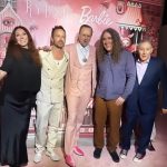 Aaron Paul Instagram - I am so madly in love with the worlds that @markryden creates. He has been my favorite artist for over two decades now and he continues to push his own limits more and more every single show. Congratulations my friend on the new @barbie collaboration! Truly remarkable stuff. Mark, You are so damn talented but on top of that you happen to be one of the kindest and most gentle people I know. I love you man! Keep inspiring. Also, I am obsessed with everyone else in this photo. People who have been a huge part of my upbringing and easily surpassed my expectations when getting to know them through the years. Proud to call them my friends. If you haven’t had the chance to see Weird yet please take a moment and dive into the incredibly real story of “Weird Al” Yankovic. You will instantly be happy that you did. 🖤