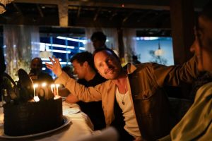 Aaron Paul Instagram - Can’t thank everyone enough for all of your birthdays wishes you sent my way the other day.
 Had the best time celebrating another year around the sun last night with some of the closest friends in my life. I love you all.
Was incredible raising a glass with all of these special people at one of my favorite spots that also happens to be one of the greatest partners we have in @doshombres. 
Thank you @taogrouphospitality for always setting the bar in hospitality. You really know what you are doing. Thank you to my dear friend and partner for life in this crazy industry @pavan for always welcoming everyone with such open and loving arms. 
So damn proud to have DH inside of all of your beautiful spots. 
To the staff at @lavoristorante and @fleurroom.la I just want to tip my hat to each and everyone of you for making us all look so damn easy. You do it all with such calmness and grace and nail it every single time. 
Here’s to many more trips around the sun for each and everyone one of us.
Love to you all my friends.
🥃❤️