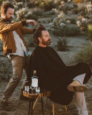 Aaron Paul Instagram - Are you ready for summer? We at @DosHombres are getting things in order to take over the summer in a big way. Excited to have you along for the ride. 🥃

🎨 @danielepiersonsbeauty 
👕 @ilariaurbinati 
📷 @heretosaveyouall