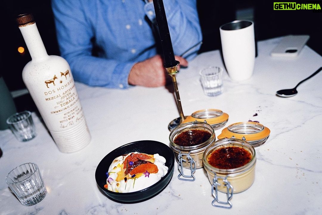 Aaron Paul Instagram - Taking desserts to the next level. 🥃🍰