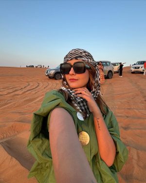 Aashika Bhatia Instagram - Desert Safari Dump It Is✌🏻🌸

Wearing @fashionstruc 🤌🏻